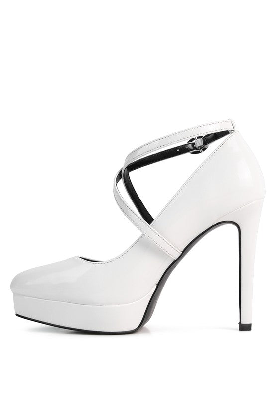 PIXIE DUST CROSS STRAPPED STILETTO SANDAL - 1985 the VAULT Boutique