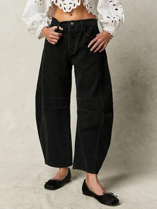 Wide Leg Jeans with Pockets - 1985 the VAULT Boutique