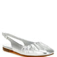 Berni Metallic Square Toe Flat Slingbacks - 1985 the VAULT Boutique