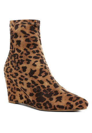 Yara Microfiber Wedge Sock Boots - 1985 the VAULT Boutique