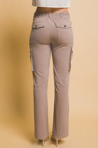 Love Tree High Rise Cargo Pants with Pockets - 1985 the VAULT Boutique