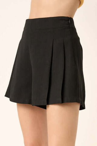 Mittoshop Side Invisible Zipper Pleated Shorts - 1985 the VAULT Boutique