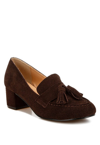 Aloha Tassels Detail Suede Loafers - 1985 the VAULT Boutique