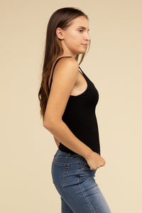 Basic Double Layer Round Neck Tank Top - 1985 the VAULT Boutique