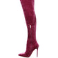 Madmiss Stiletto Calf Boots - 1985 the VAULT Boutique