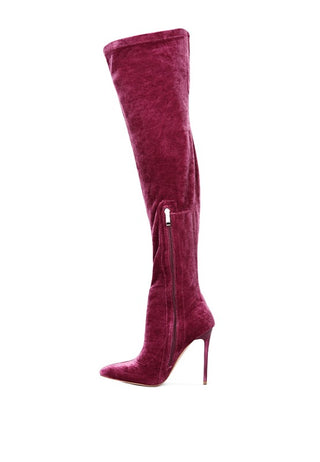 Madmiss Stiletto Calf Boots - 1985 the VAULT Boutique