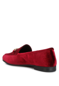 Evelio Horsebit Embellsihed Velvet Loafers - 1985 the VAULT Boutique