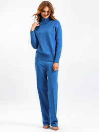 Basic Bae Turtleneck Raglan Sleeve Top and Pants Sweater Set - 1985 the VAULT Boutique