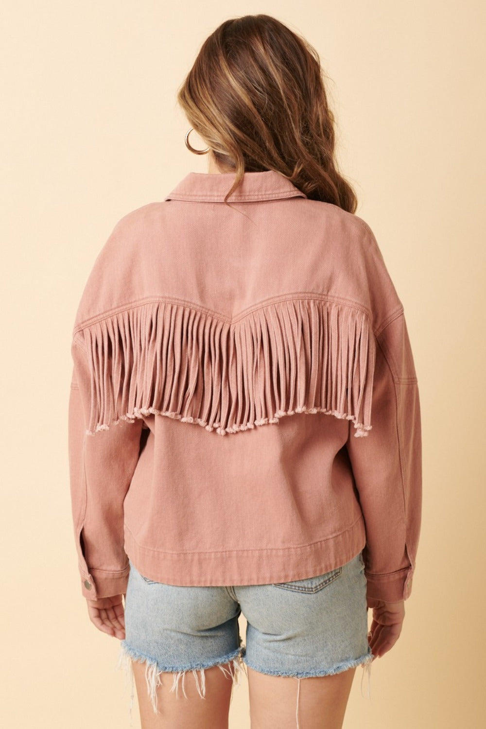 Mittoshop Fringe Detail Cotton Twill Jacket - 1985 the VAULT Boutique