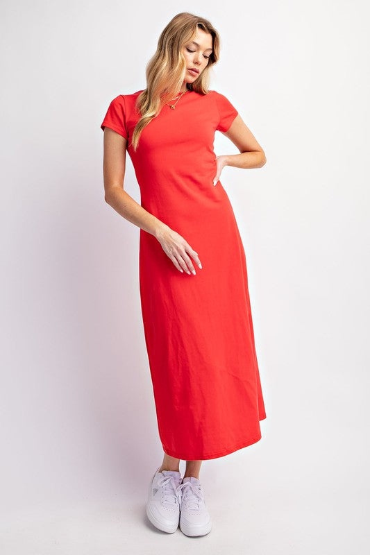 BASIC T-SHIRT MIDI DRESS - 1985 the VAULT Boutique