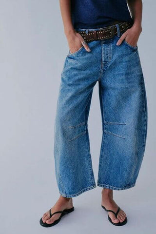 Wide Leg Jeans with Pockets - 1985 the VAULT Boutique