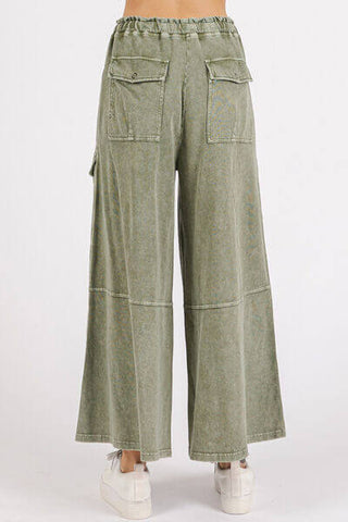 Mittoshop French Terry Cargo Wide Leg Pants - 1985 the VAULT Boutique