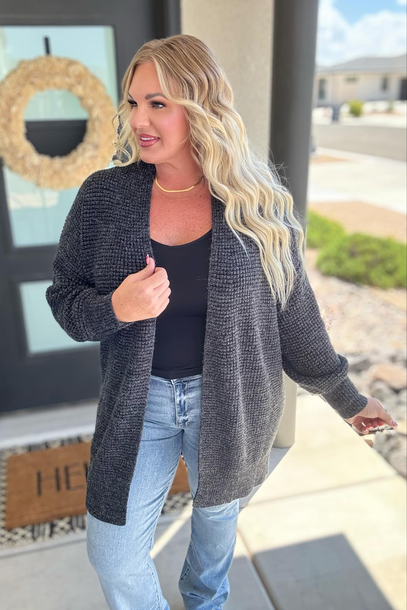 Contrast Trim Knit Cardigan in Four Colors - 1985 the VAULT Boutique
