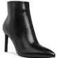 Tatria Textured Stiletto Heel Ankle Boots - 1985 the VAULT Boutique