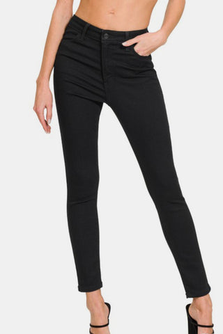 Zenana High Rise Skinny Jeans with Pockets - 1985 the VAULT Boutique