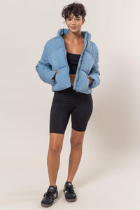 HYFVE Quilted Back Drawstring Puffer Jacket - 1985 the VAULT Boutique