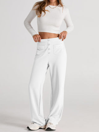 High Waist Wide Leg Pants - 1985 the VAULT Boutique