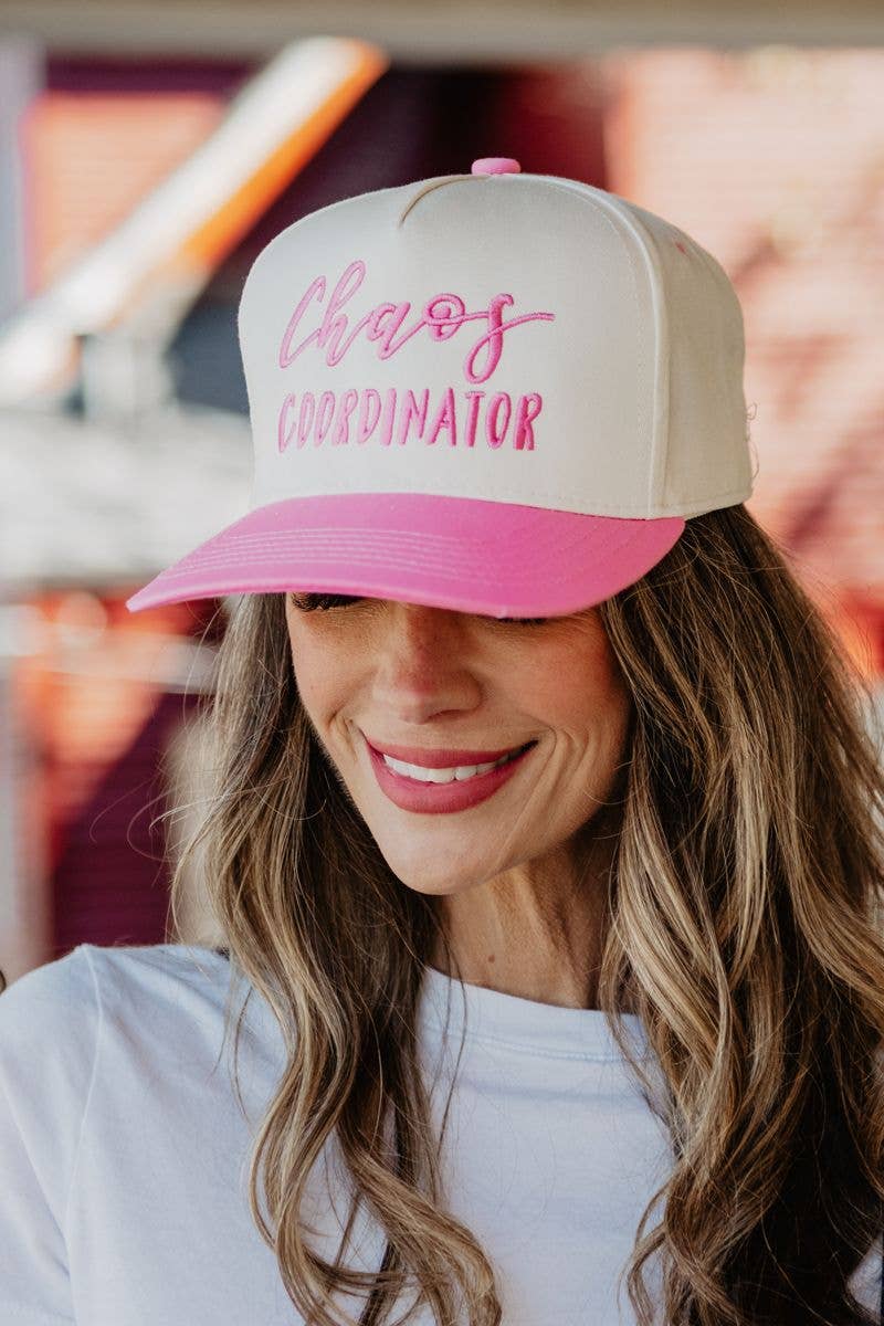 Chaos Coordinator Funny Two-Toned Hat