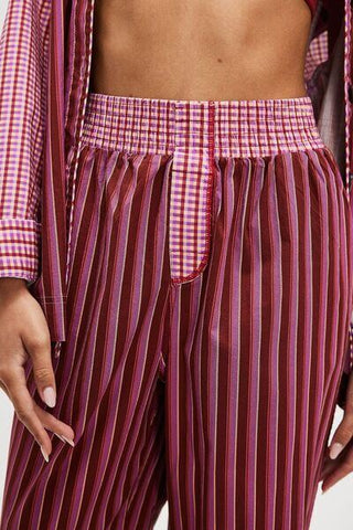 Striped Wide Leg Pants - 1985 the VAULT Boutique