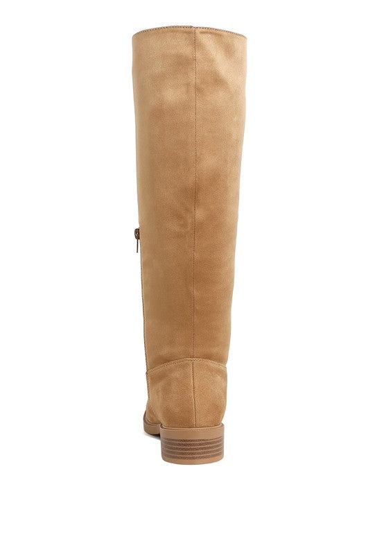Chiru Round Toe Microfiber Calf Boots - 1985 the VAULT Boutique