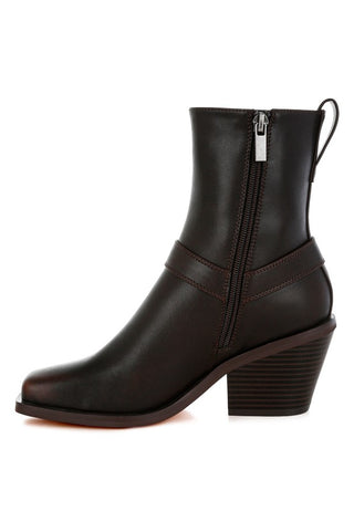 Baccata Elevated Harness Detail Ankle Boots - 1985 the VAULT Boutique