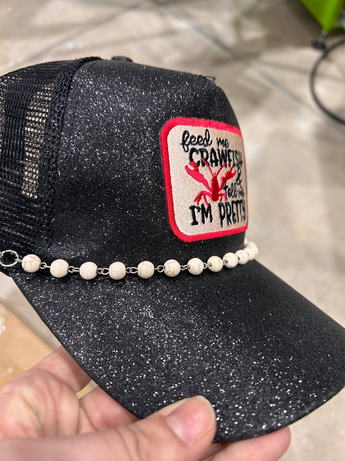 Feed Me Crawfish Trucker Hat