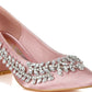 Abatina Satin Diamante Embellished Pumps - 1985 the VAULT Boutique
