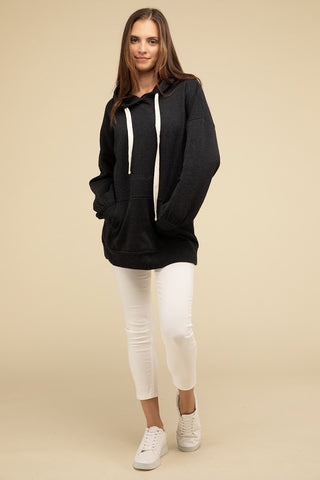 Oversized Hoodie Longline Sweatshirt - 1985 the VAULT Boutique