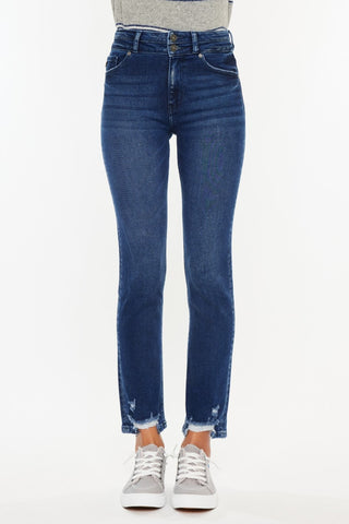 Kancan High Rise Slim Straight Jeans - 1985 the VAULT Boutique