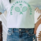 Beverly Hill Tennis Club Palm Trees Graphic Tee - 1985 the VAULT Boutique