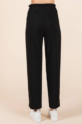 Mittoshop Paperbag Waist Tapered Straight Pants - 1985 the VAULT Boutique