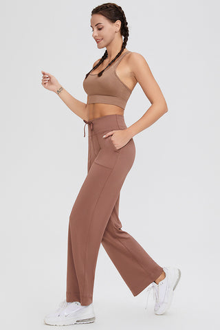 Basic Bae Full Size Drawstring High Waist Pants with Pockets - 1985 the VAULT Boutique