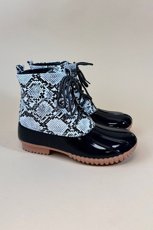 Animal Snakeskin Rainboots