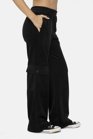 Mono B Elastic Waist Corduroy Cargo Pants - 1985 the VAULT Boutique