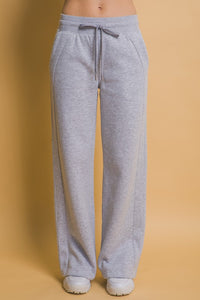 Love Tree Drawstring Wide Leg Sweatpants with Pockets - 1985 the VAULT Boutique