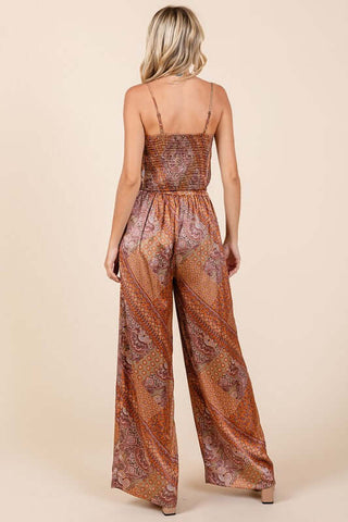 Mittoshop Paisley Patchwork Print Satin Wide Leg Pants - 1985 the VAULT Boutique