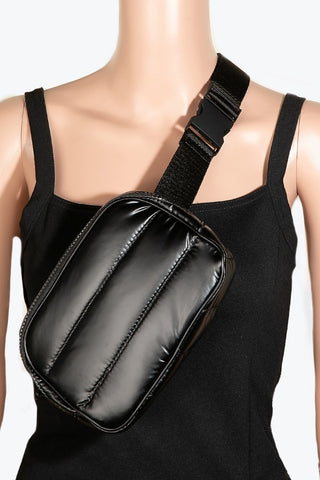 Fame Quilted Nylon Crossbody Bag - 1985 the VAULT Boutique