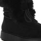 Bunting Faux Fur Collar Flatform Boots - 1985 the VAULT Boutique
