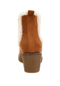 Thunderhoof Faux Fur Lined Chelsea Boots - 1985 the VAULT Boutique