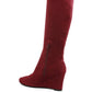 Tulsha Microfiber Wedge Heel Boots - 1985 the VAULT Boutique