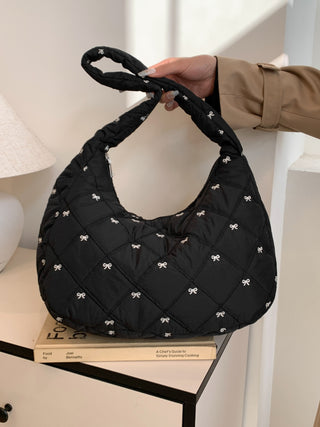 Bow Polyester Shoulder Bag - 1985 the VAULT Boutique