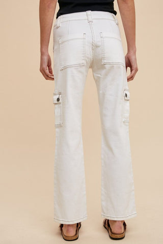 Annie Wear Straight Leg Jeans with Cargo Pockets - 1985 the VAULT Boutique