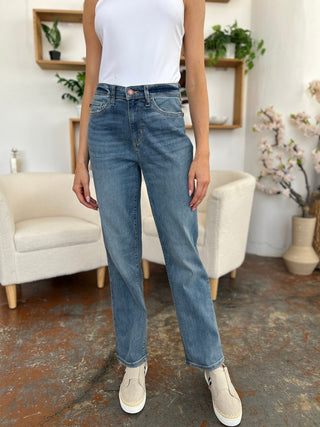 Judy Blue Full Size High Waist Straight Jeans - 1985 the VAULT Boutique