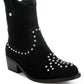 Hira Studs Embellished Cowgirl Boots - 1985 the VAULT Boutique