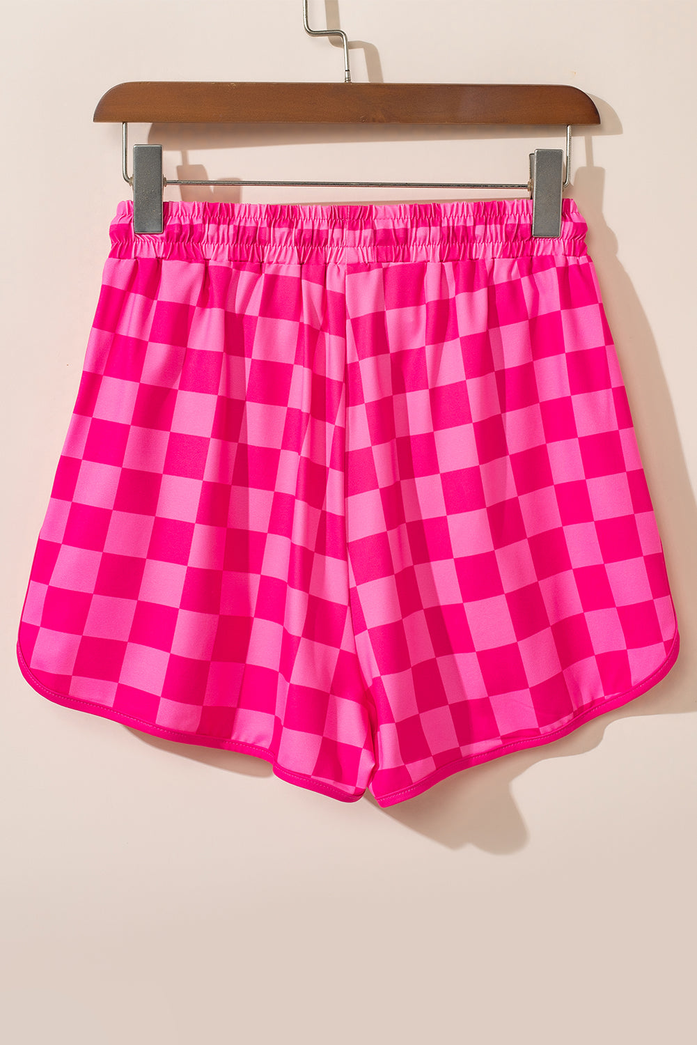 Drawstring Checkered Shorts with Pockets - 1985 THE VAULT