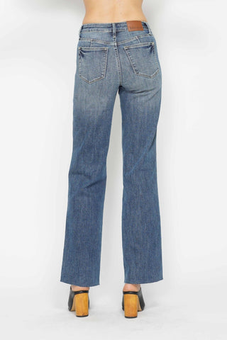 Judy Blue Full Size Tummy Control Straight Jeans - 1985 the VAULT Boutique