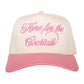 Here For the Cocktails Two-Toned Vintage Hat
