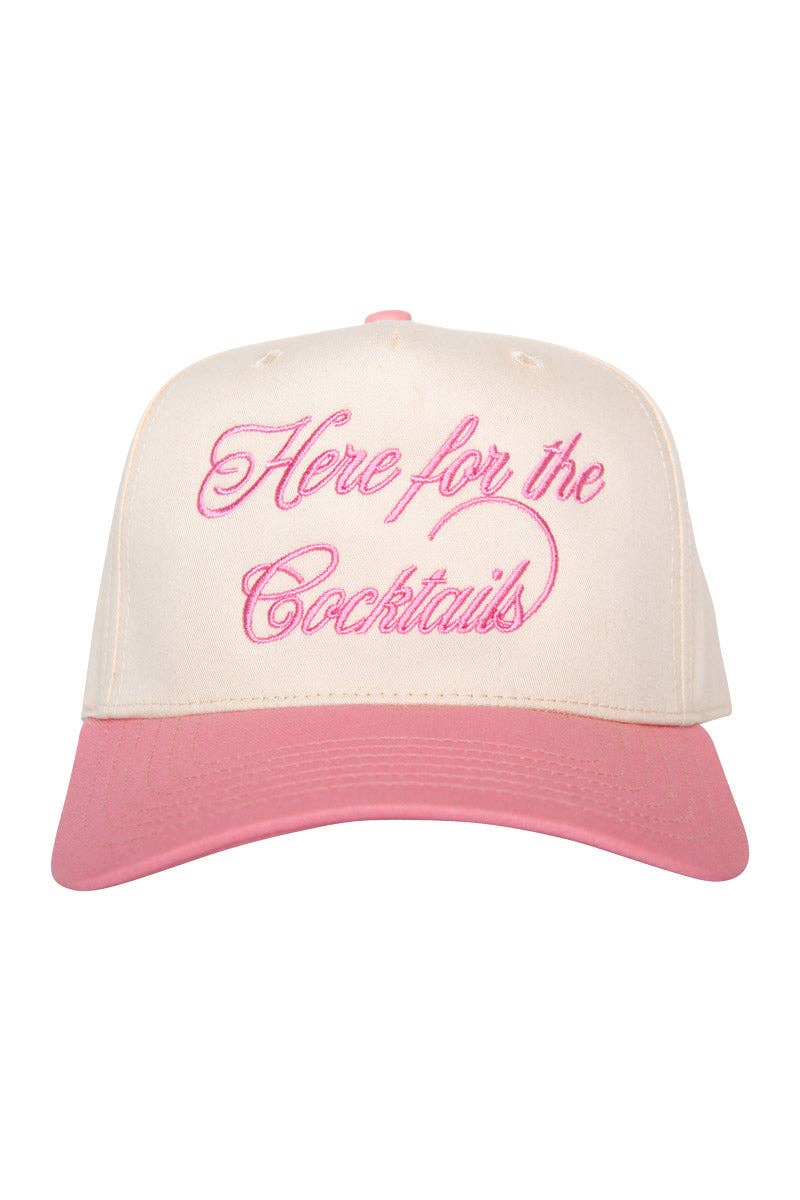Here For the Cocktails Two-Toned Vintage Hat