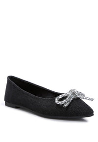 Ellerby Embellished Bow Detail Ballet Flats - 1985 the VAULT Boutique