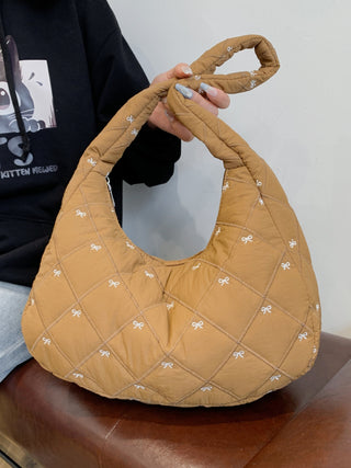 Bow Polyester Shoulder Bag - 1985 the VAULT Boutique